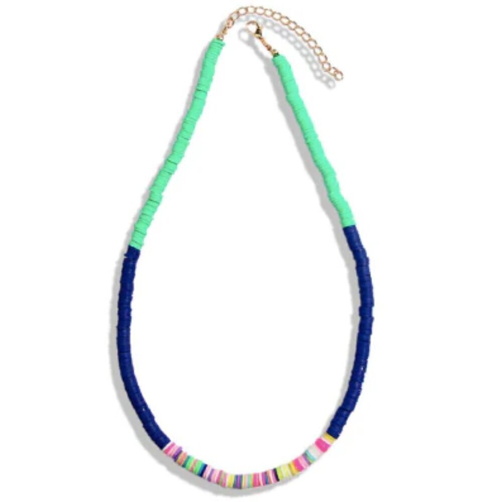 NWT Zola Stacked Beaded Blue Y2K Necklace
